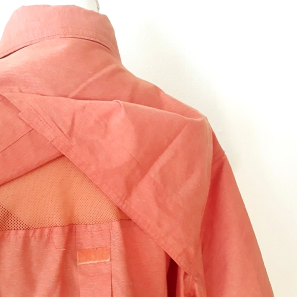 Sportif Hook & Tackle Fishing Shirt - Size Medium Coral - Picture 4 of 15